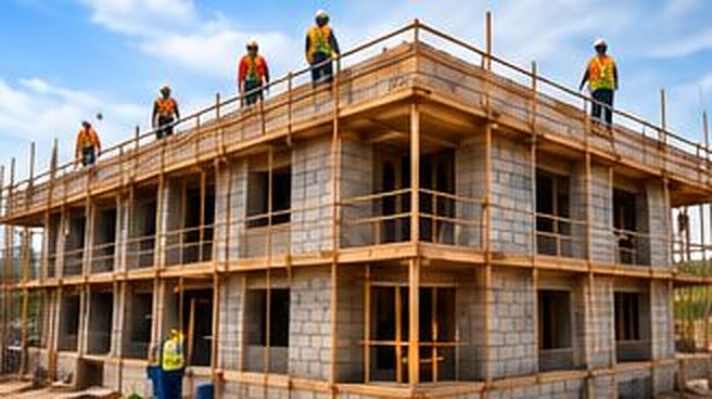 Multi-storey building under construction